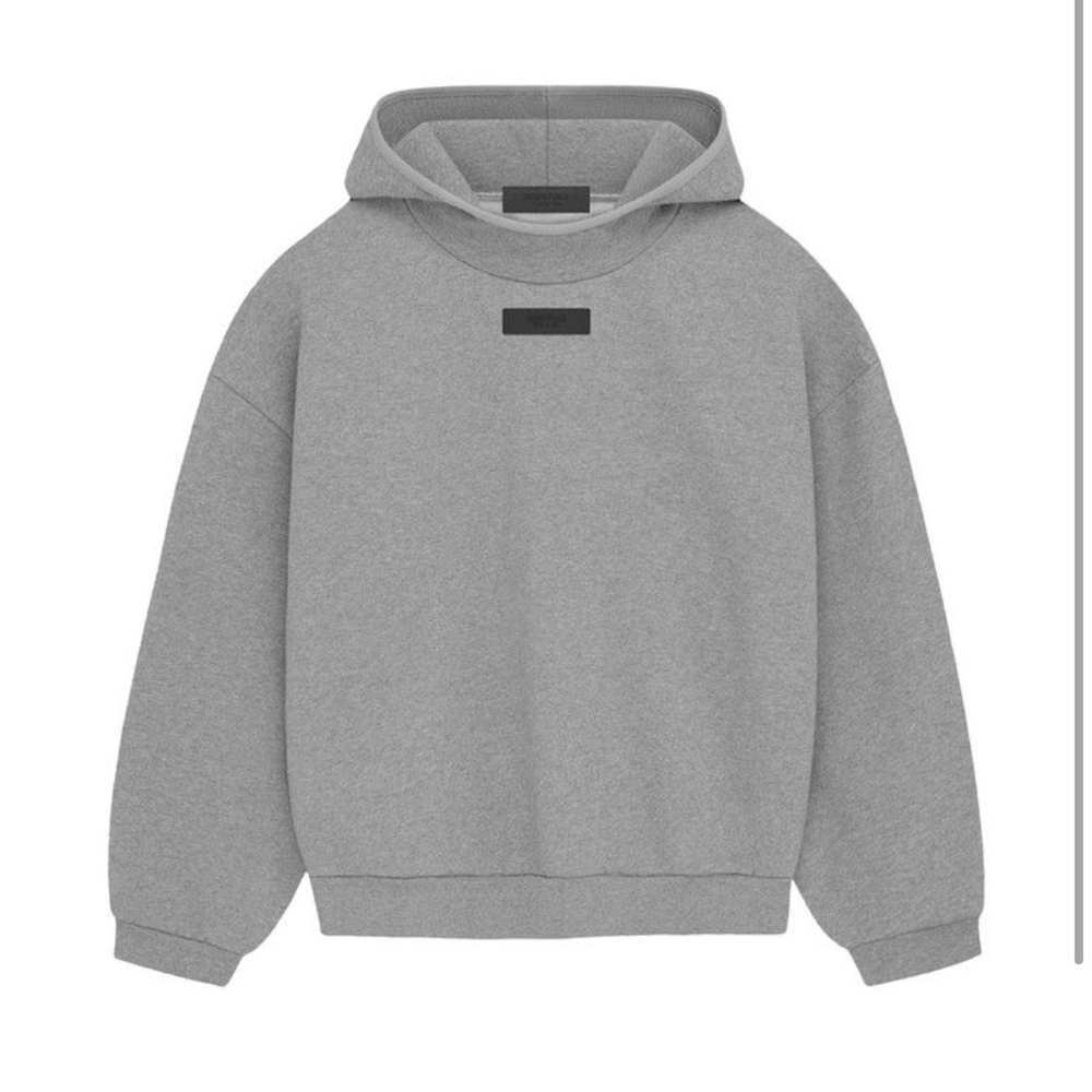 NWT Essentials Fear of God Dark Heather Oatmeal Hoodie